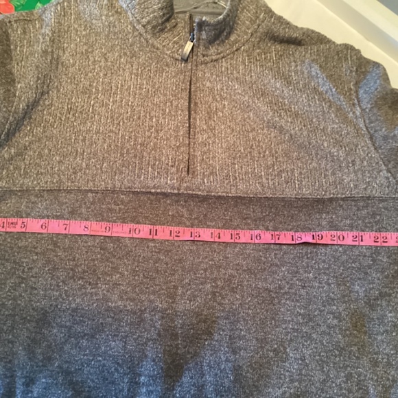 Men’s XXL Van Huesen pullover zip sweater Beige Brown - Picture 8 of 16